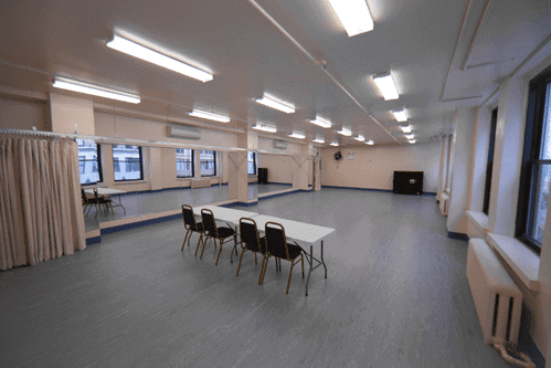 309 large studio, view from back